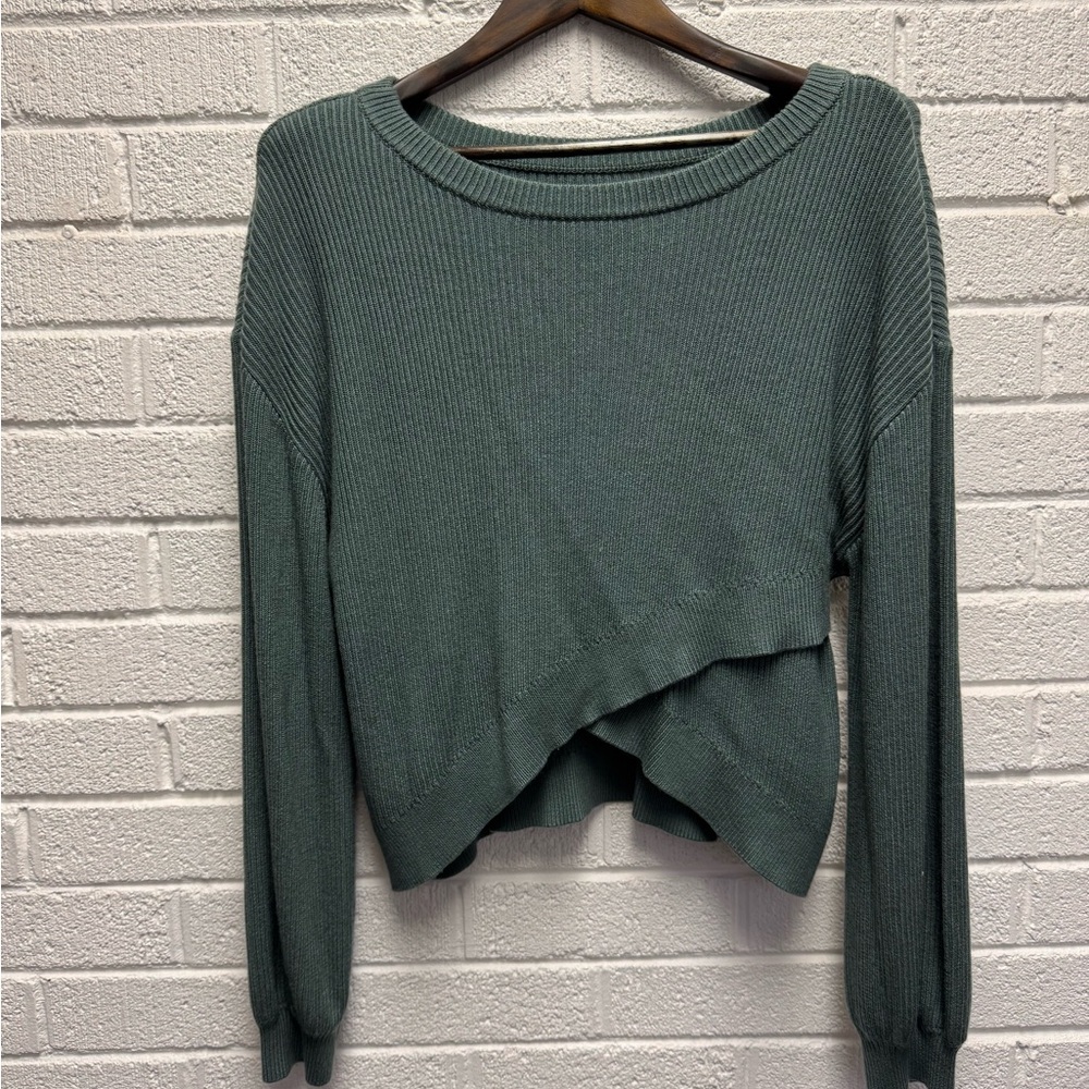 lululemon athletica Green Crew Neck Sweater